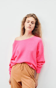 trui | DAM225 - neon roze