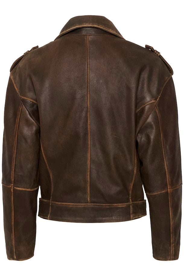 leren jack | GILO jacket - bruin